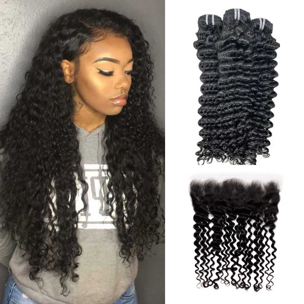Raw-Burmese-Hair-Deep-Wave-Hair-Bundles-with-HD-lace-frontal-deal-Top-Quality-One-Donor-Raw-Hair-Best-Human-Hair