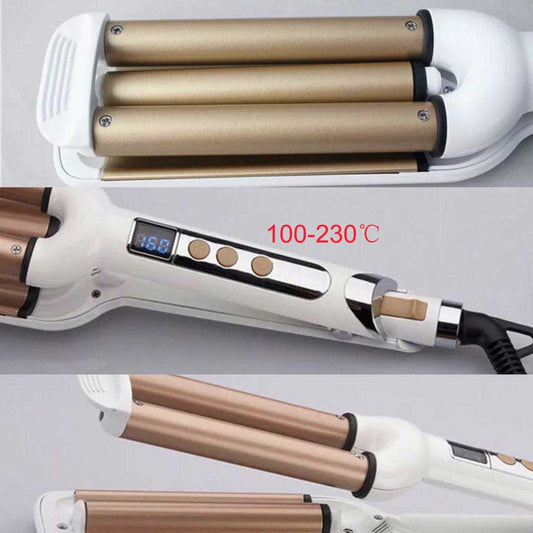 3-Barrel-Crimper-Hair-Styling-Tools-Easy-Temperature-Control