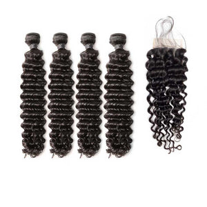 Brazilian-curly-virgin-hair-deep-wave-4x4-lace-closure-with-4-human-hair-bundles