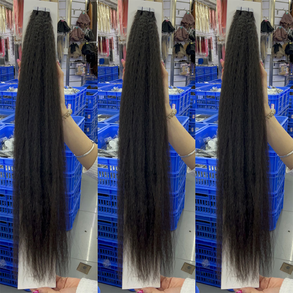 Extensiones de cabello con cinta adhesiva