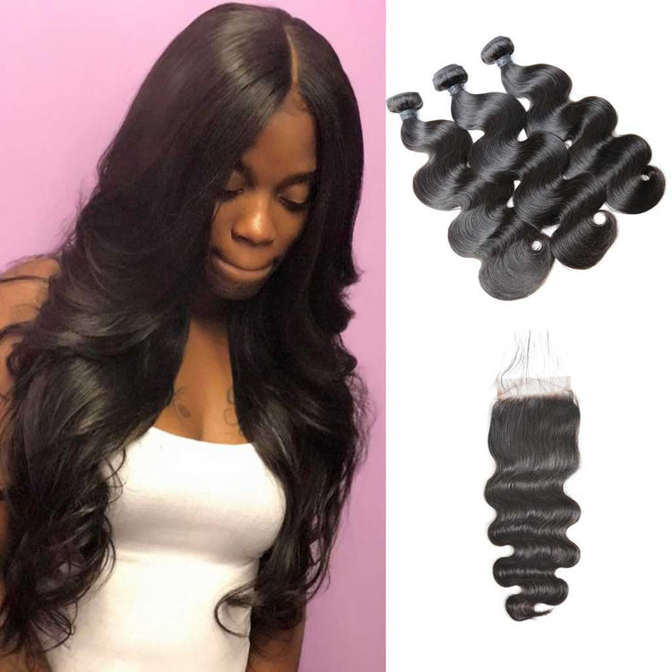 Bombtress-Brazilian-virgin-hair-bundles-with-closure-brazilian-body-wave-human-hair-full-cuticles-aligned