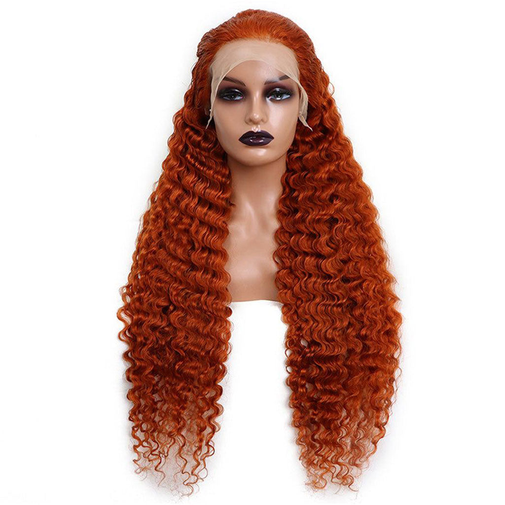 Ginger-organge-deep-wave-wig-colored-human-hair-wigs-preplucked-lace-front-wig-transparent-lace-closure-wig