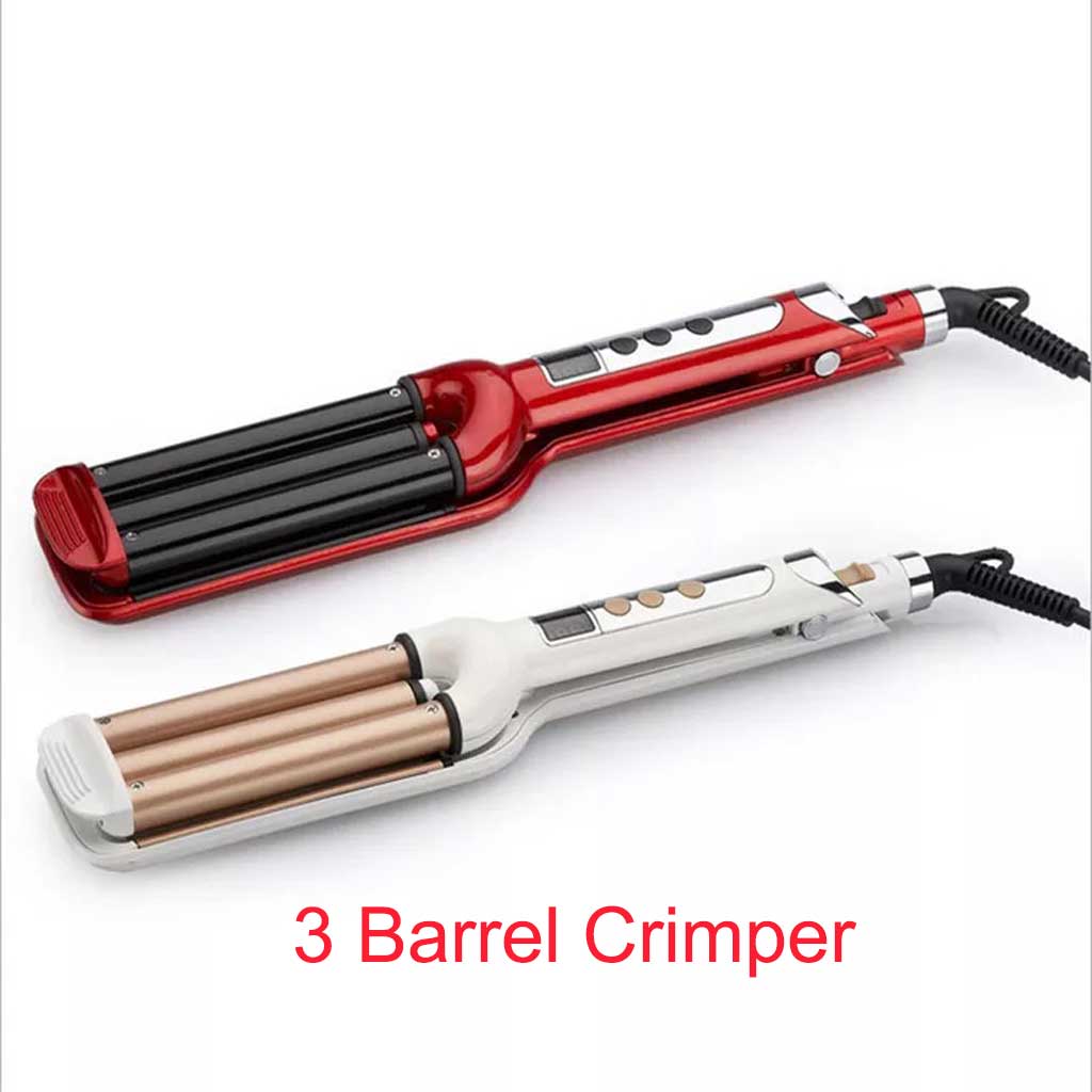 3-Barrel-Crimper-Hair-Styling-Tools
