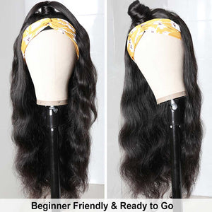 Body Wave Headband Wig Glueless Human Hair Wigs