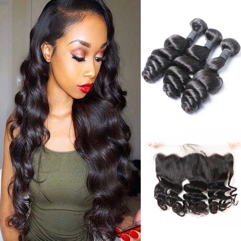 Brazilian-loose-wave-virgin-hair-bundles-with-4x13-preplucked-frontal-cheap-brazilian-hair-lace-frontal