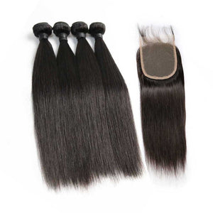 Brazilian-straight-virgin-hair-4-bundles-with-lace-closure-premium-human-hair