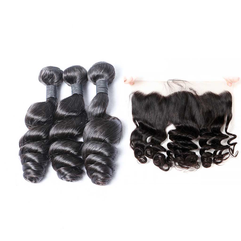 Brazilian-virgin-hair-loose-wave-lace-frontal-with-hair-bundles-cheap-human-hair