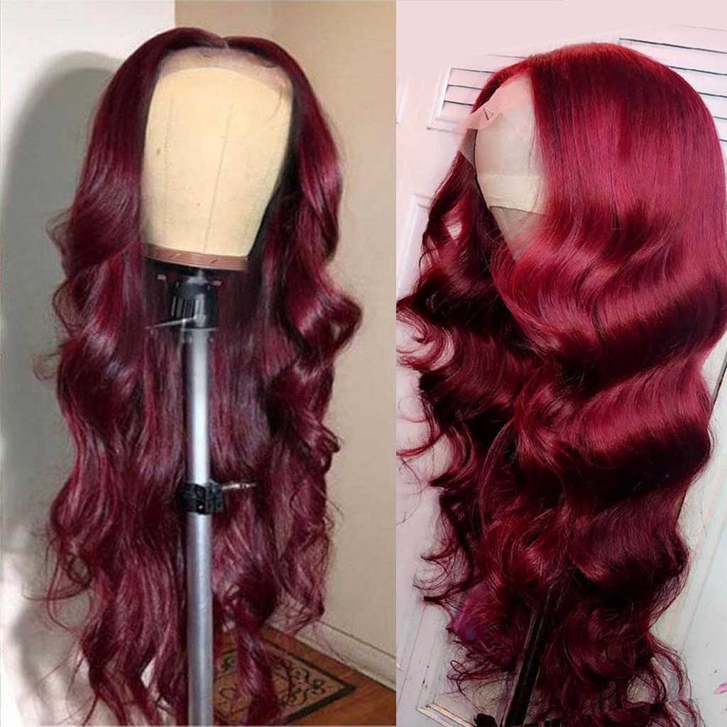 Burgundy-99J-body-wave-lace-front-wig-transparent-human-hair-wigs-colored-wigs