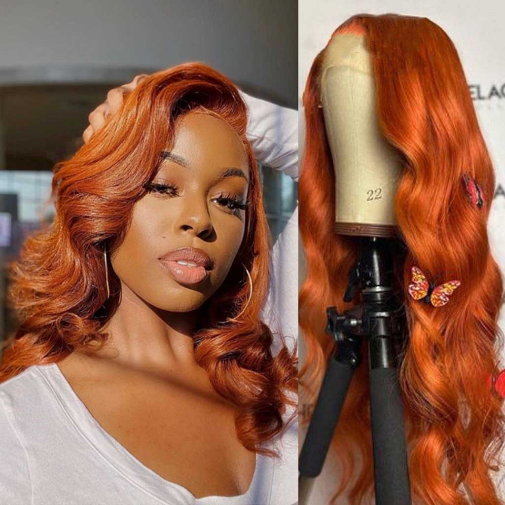 Ginger-lace-front-wig-for-black-women-preplucked-colored-frontal-wig