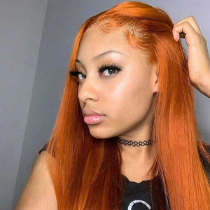 Ginger-orange-color-lace-front-wig-for-black-women-glueless-colored-straight-hair-wigs-transparent-lace-wigs