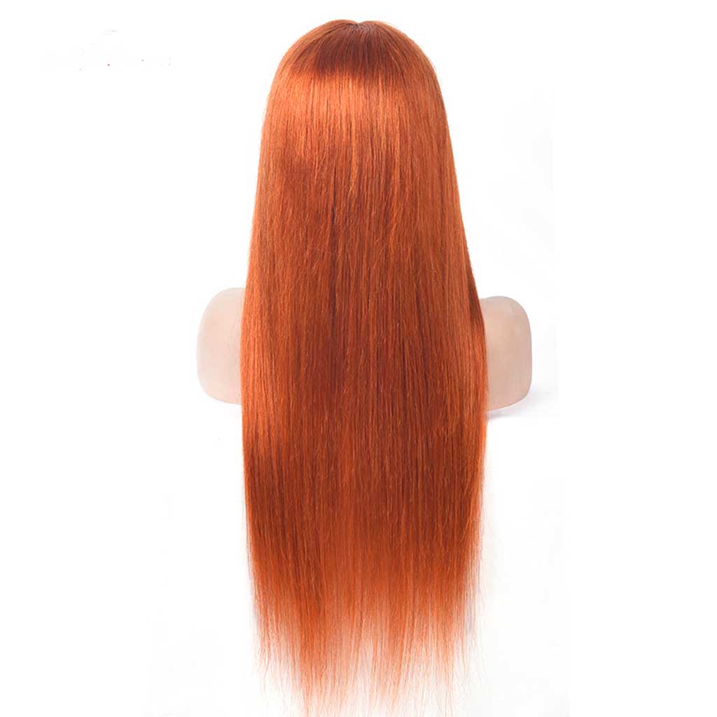 Ginger-transparent-lace-front-wig-for-black-women-glueless-colored-straight-hair-wigs180%-density