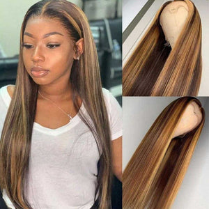 Highlight-lace-front-wig-ombre-hair-wig-honey-blonde-4-27-frontal-wig