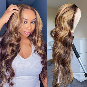 Highlight-wig-13x4-frontal-wig-Body-wave-lace-front-wig-4x4-closure-wigs-colored-human-hair-wigs