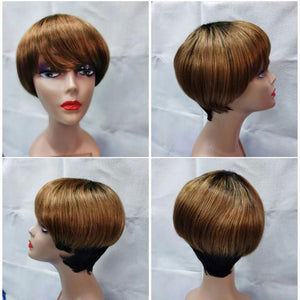 Pixie-Cut-Wig-Short-Bob-Wig-With-Bangs-Full-Machine-No-Lace-Wigs-Ombre-Brown-Wig-1B-30
