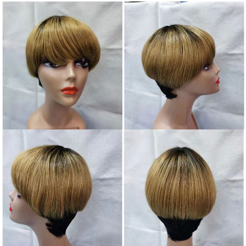 Pixie-Cut-Wig-Short-Bob-Wig-With-Bangs-Full-Machine-No-Lace-Wigs-Ombre-Honey-Blonde-Wig-1B-27