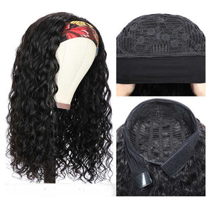 Water Wave Headband Wig Glueless Human Hair Wigs